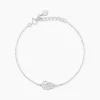 Bracelet Taiana Argent Blanc