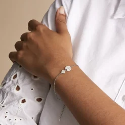 Bracelet Tatienne Argent Blanc