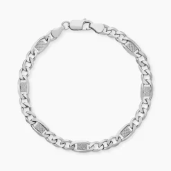 Bracelet Tavio Argent Blanc