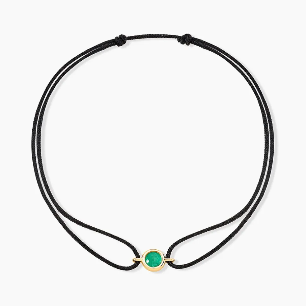 Bracelet Tere Or Jaune Emeraude