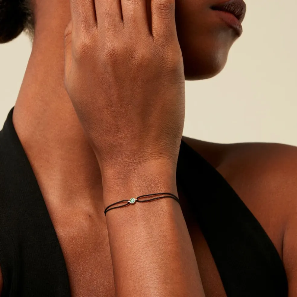 Bracelet Tere Or Jaune Emeraude