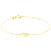Bracelet Terentille Coeur Or Jaune Oxyde De Zirconium