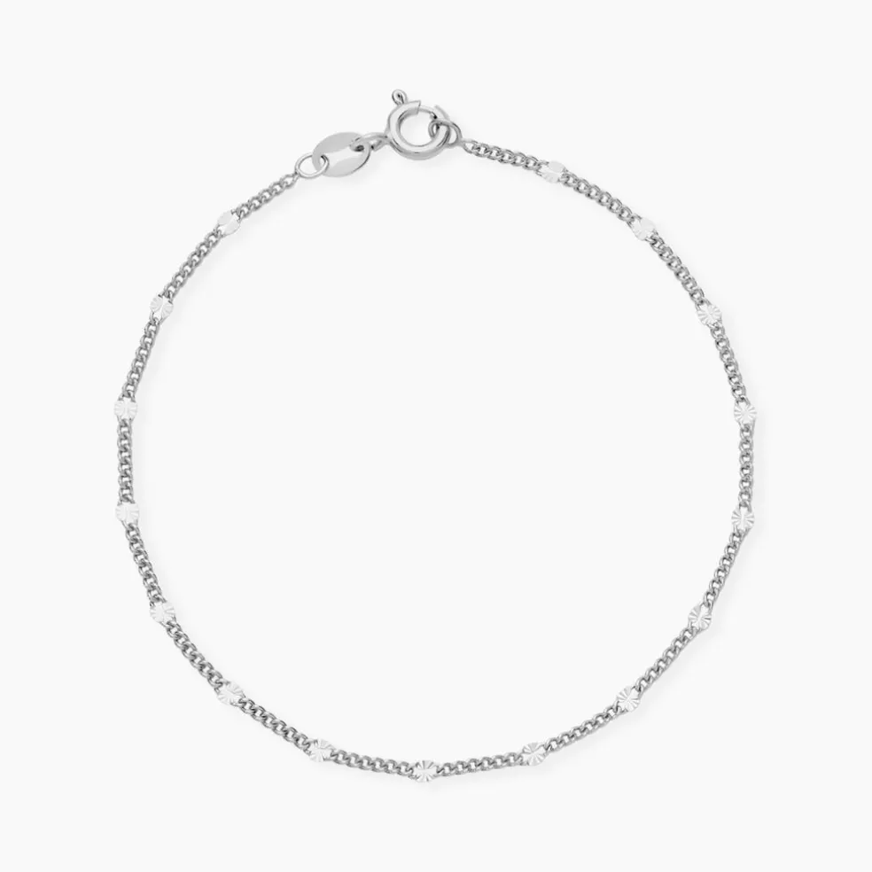Bracelet Tessie Argent Blanc