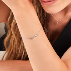 Bracelet Thecla Argent Blanc Oxyde De Zirconium