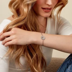 Bracelet Thémis Argent Blanc Oxyde De Zirconium