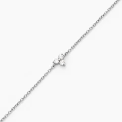 Bracelet Thylane Argent Blanc Oxyde De Zirconium