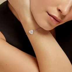 Bracelet Tiffen Argent Blanc