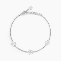 Bracelet Tinou Argent Blanc