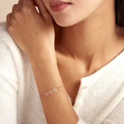 Bracelet Trinity Argent Rose