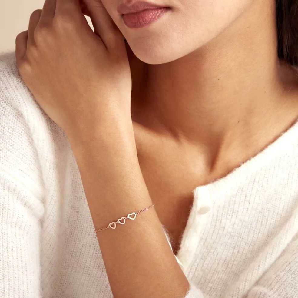 Bracelet Trinity Argent Rose