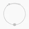 Bracelet Trivia Argent Blanc Oxyde De Zirconium