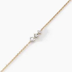 Bracelet Tryphena Or Jaune Diamant Synthétique