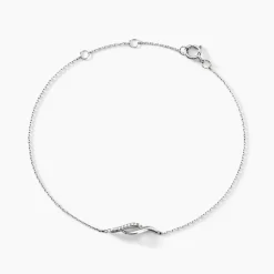 Bracelet Tylane Or Blanc Diamant