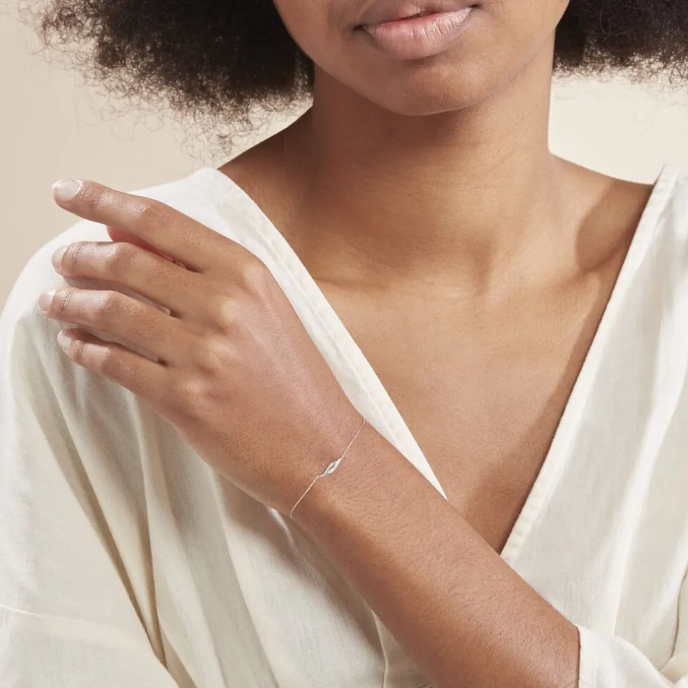 Bracelet Tylane Or Blanc Diamant