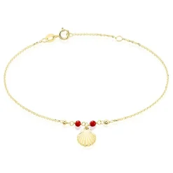 Bracelet Under The Sea Or Jaune Corail