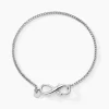 Bracelet Vianette Argent Blanc