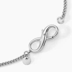 Bracelet Vianette Argent Blanc