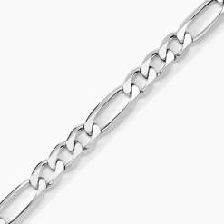 Bracelet Vivian Maille Alternee 1/3 Argent Blanc