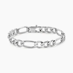 Bracelet Vivian Maille Alternee 1/3 Argent Blanc
