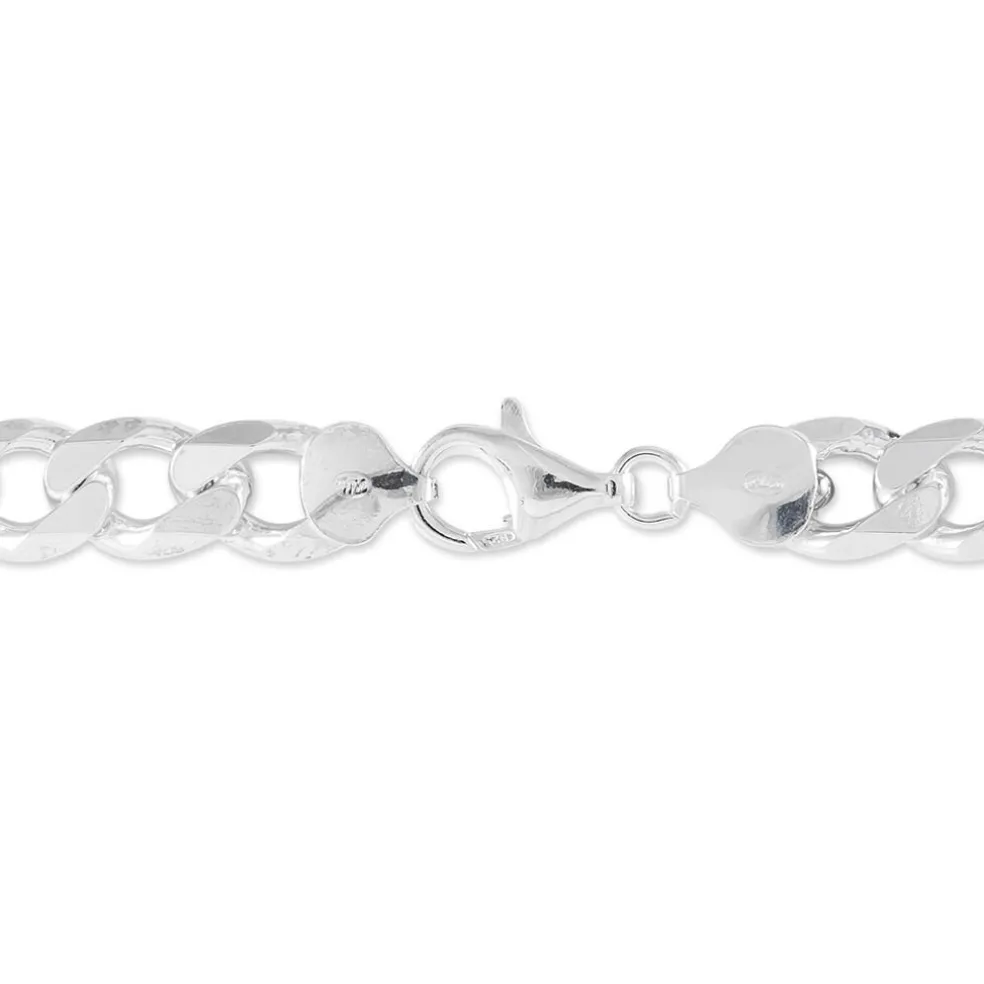 Bracelet Vivian Maille Alternee 1/3 Argent Blanc