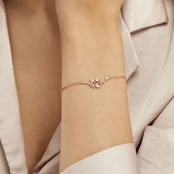 Bracelet Wendy Argent Rose Oxyde De Zirconium