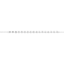 Bracelet Whitney Argent Blanc Oxyde De Zirconium