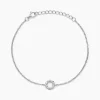 Bracelet Winona Argent Blanc