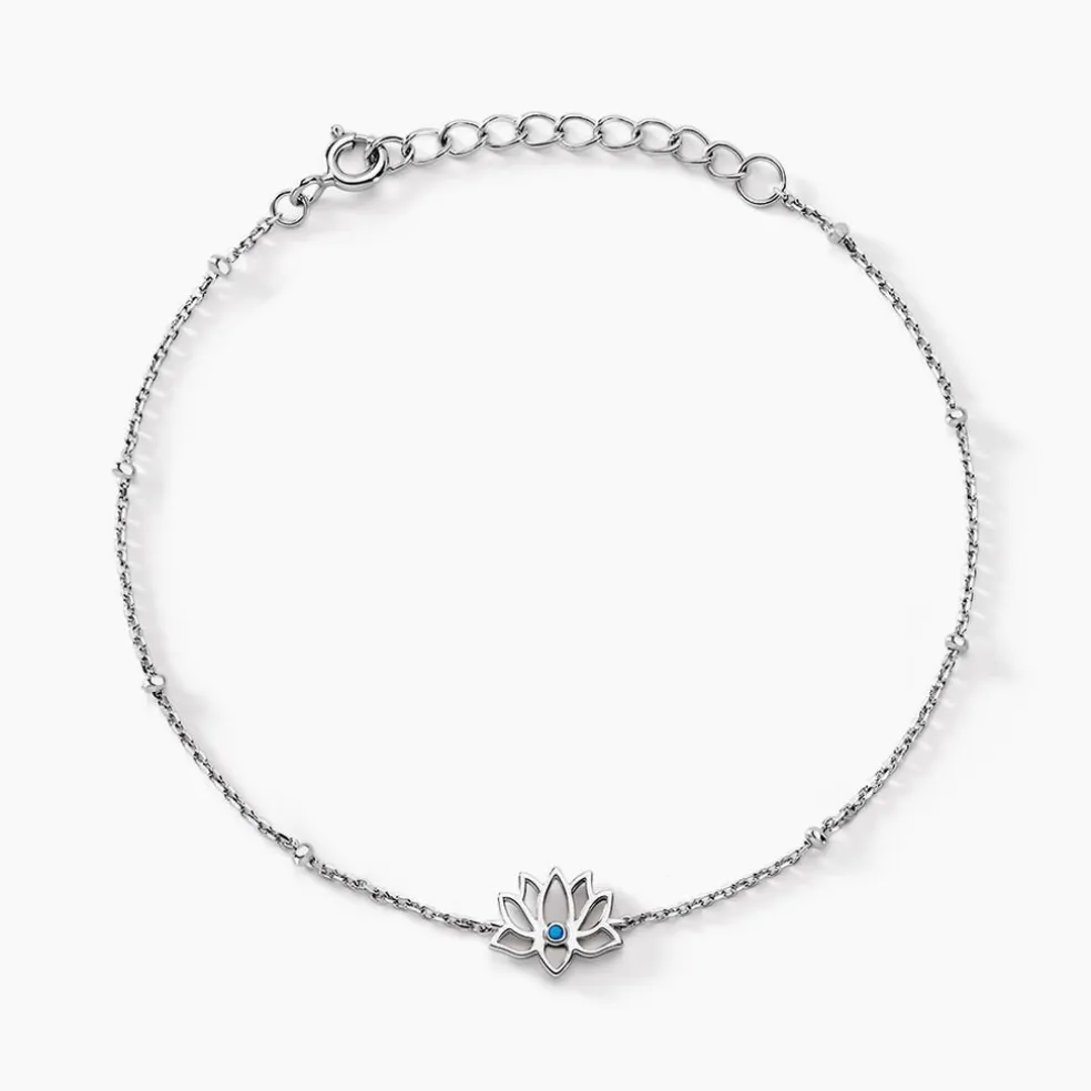 Bracelet Wisteria Argent Blanc Oxyde De Zirconium