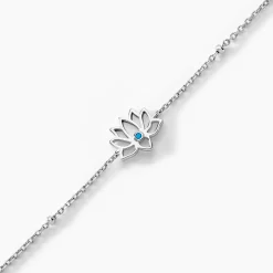 Bracelet Wisteria Argent Blanc Oxyde De Zirconium