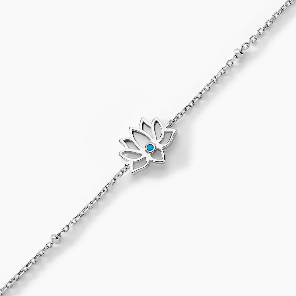 Bracelet Wisteria Argent Blanc Oxyde De Zirconium