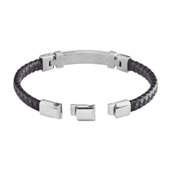 Bracelet Yannick Acier Blanc