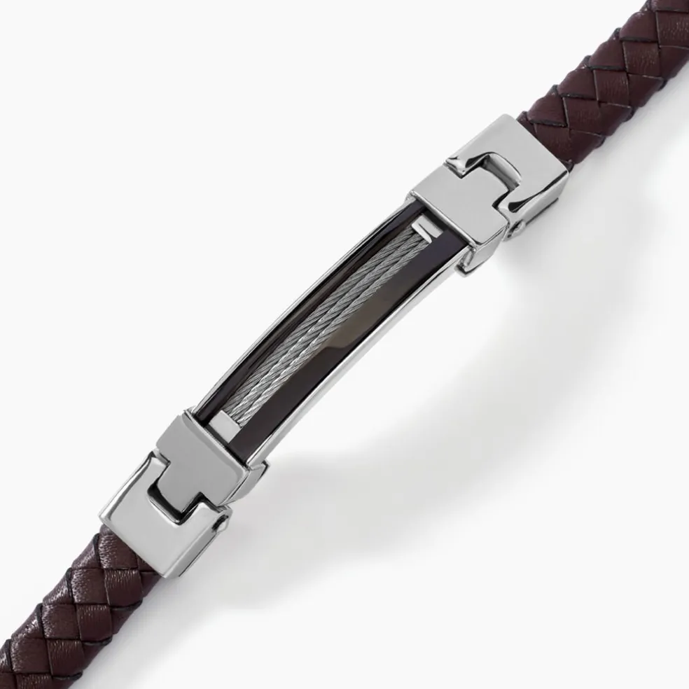 Bracelet Yannick Acier Blanc