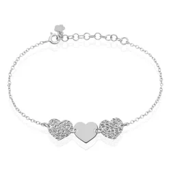 Bracelet Yrina Argent Blanc