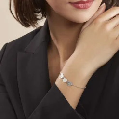 Bracelet Yrina Argent Blanc