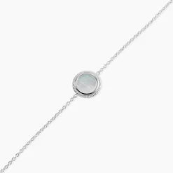 Bracelet Zea Argent Blanc Nacre