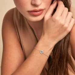 Bracelet Zea Argent Blanc Nacre