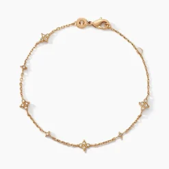 Bracelet Ziha Plaqué Or Jaune Oxyde De Zirconium