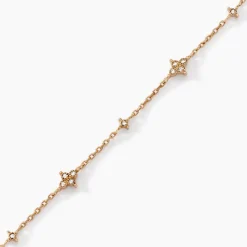 Bracelet Ziha Plaqué Or Jaune Oxyde De Zirconium