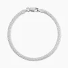 Bracelet Zoubeida Argent Blanc