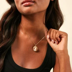 Broche Demetrios Or Jaune Camée