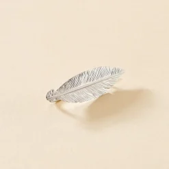 Broche Euriell Argent Blanc