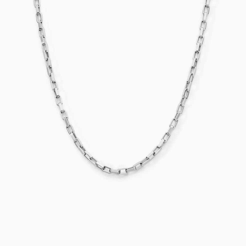 Chaine Donte Argent Blanc