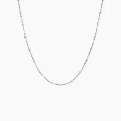 Chaine Kathi Argent Blanc