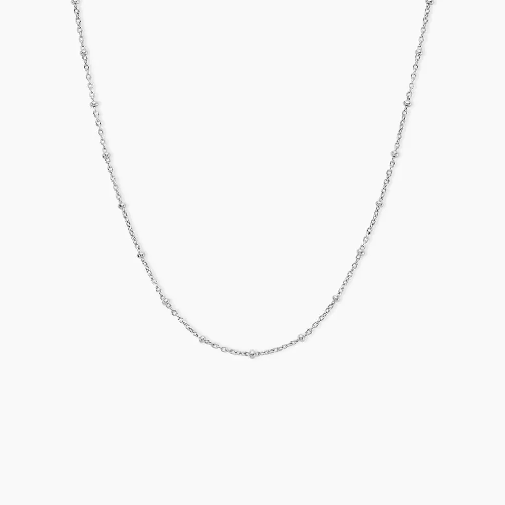 Chaine Kathi Argent Blanc