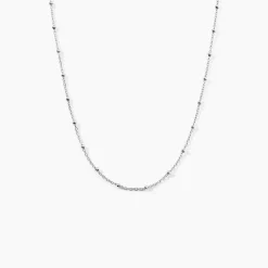 Chaine Kathi Argent Blanc