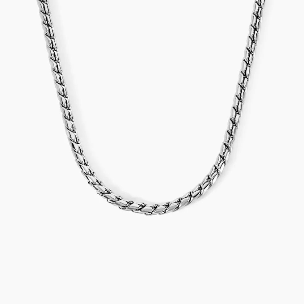 Chaine Vano Acier Blanc