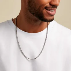 Chaine Vano Acier Blanc