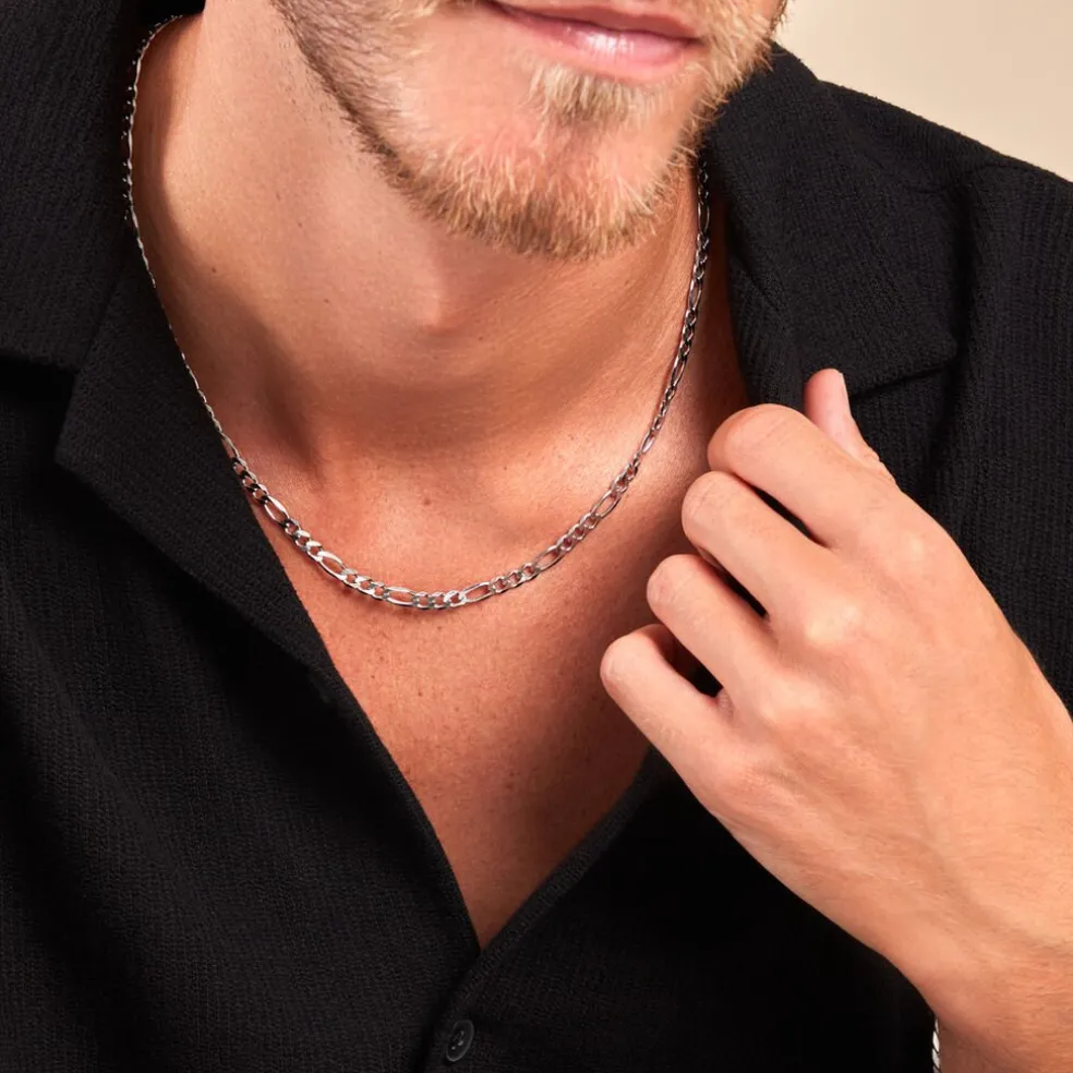 Chaine Vivian Argent Blanc