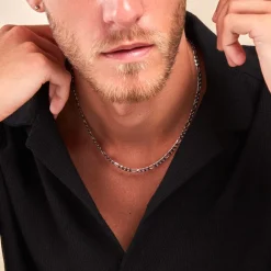 Chaine Vivian Argent Blanc