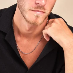 Chaine Vivian Argent Blanc